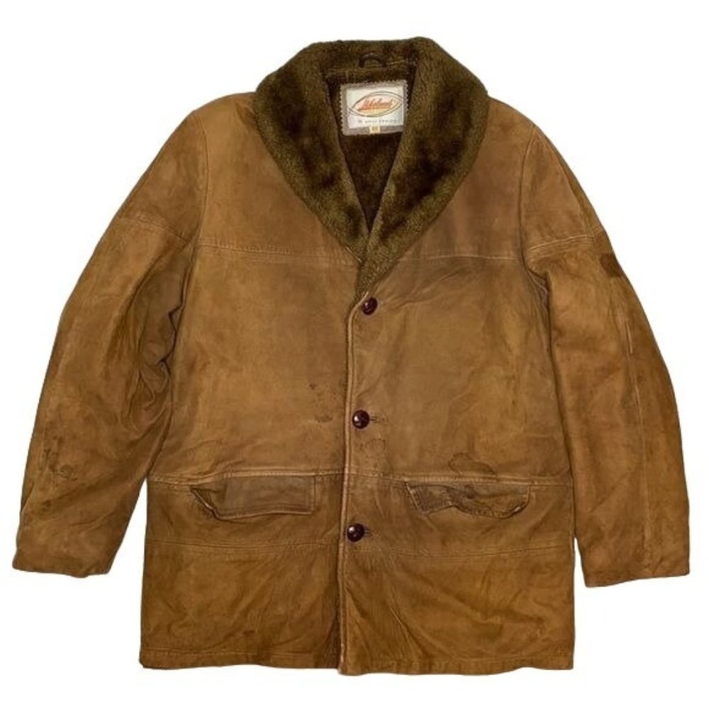 Vintage Lakeland Sportswear Suede Leather Jacket: Size 40